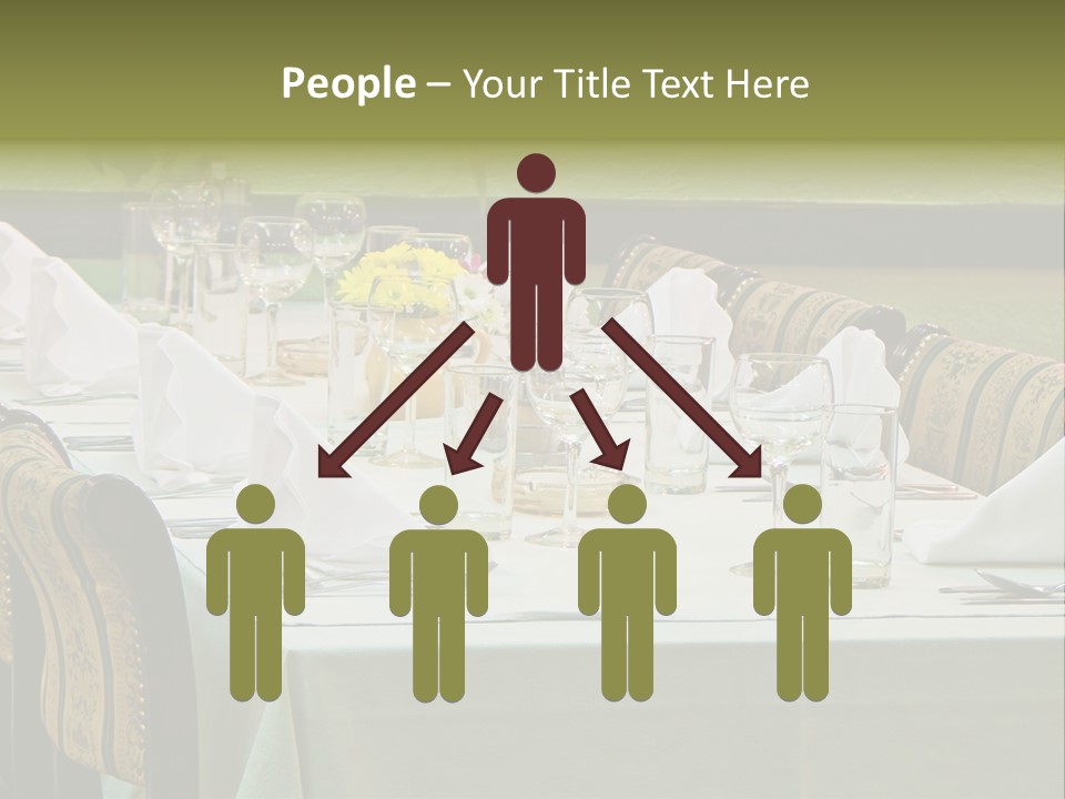 Lunch Wedding Table Wedding PowerPoint Template