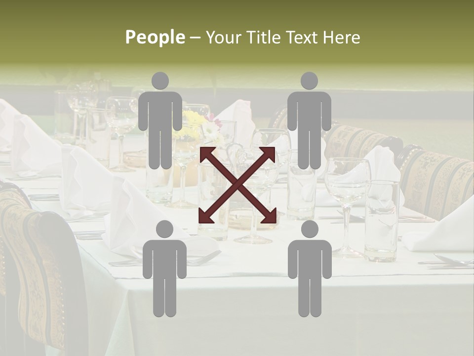 Lunch Wedding Table Wedding PowerPoint Template