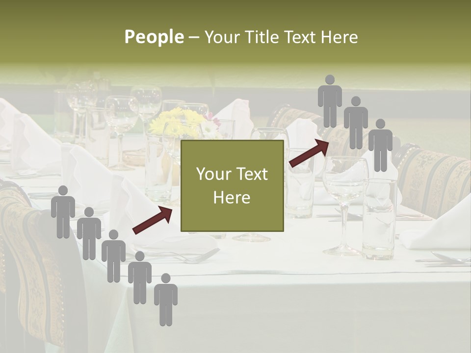 Lunch Wedding Table Wedding PowerPoint Template