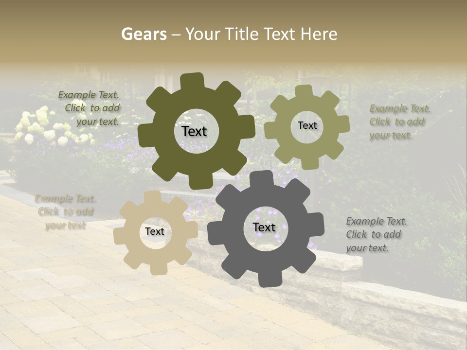 Renovation Green Retaining PowerPoint Template