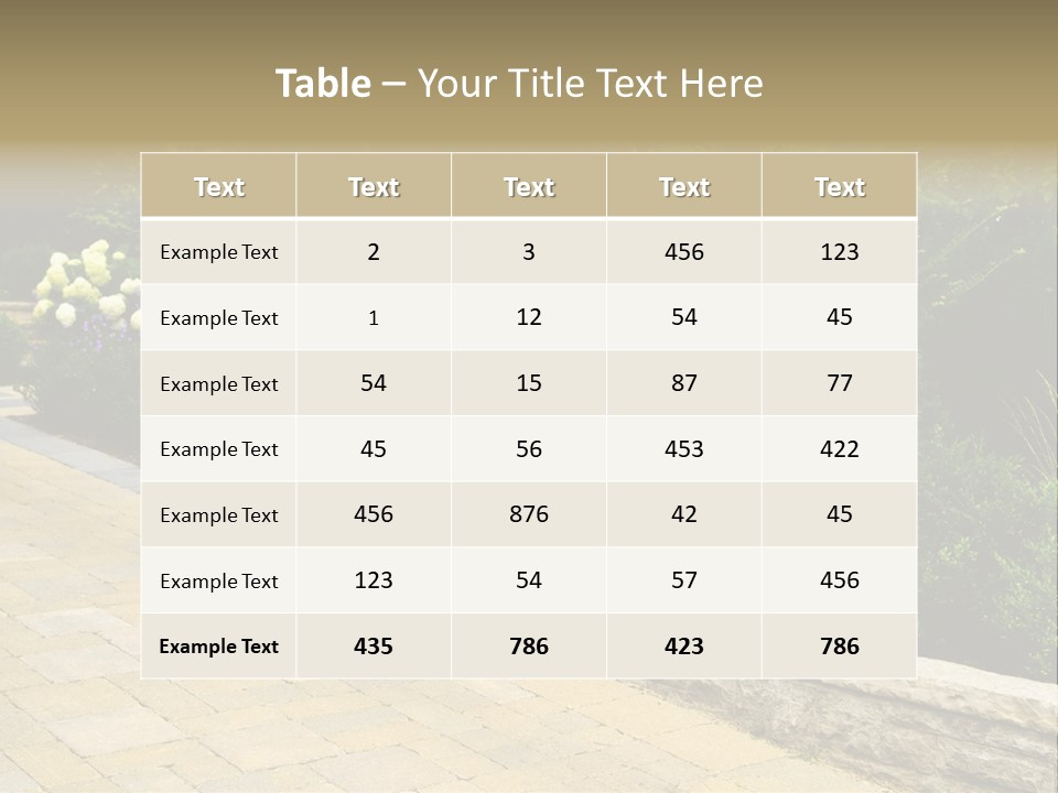 Renovation Green Retaining PowerPoint Template