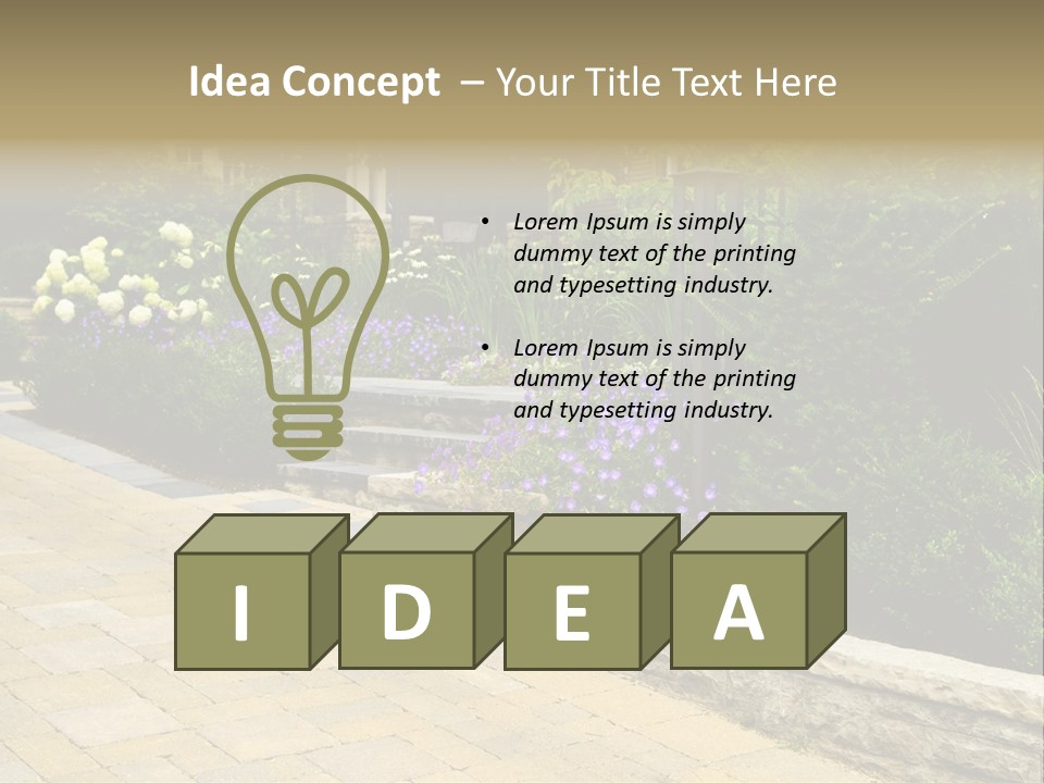 Renovation Green Retaining PowerPoint Template