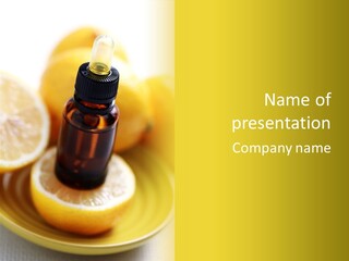 Bottle Beauty Pampering PowerPoint Template