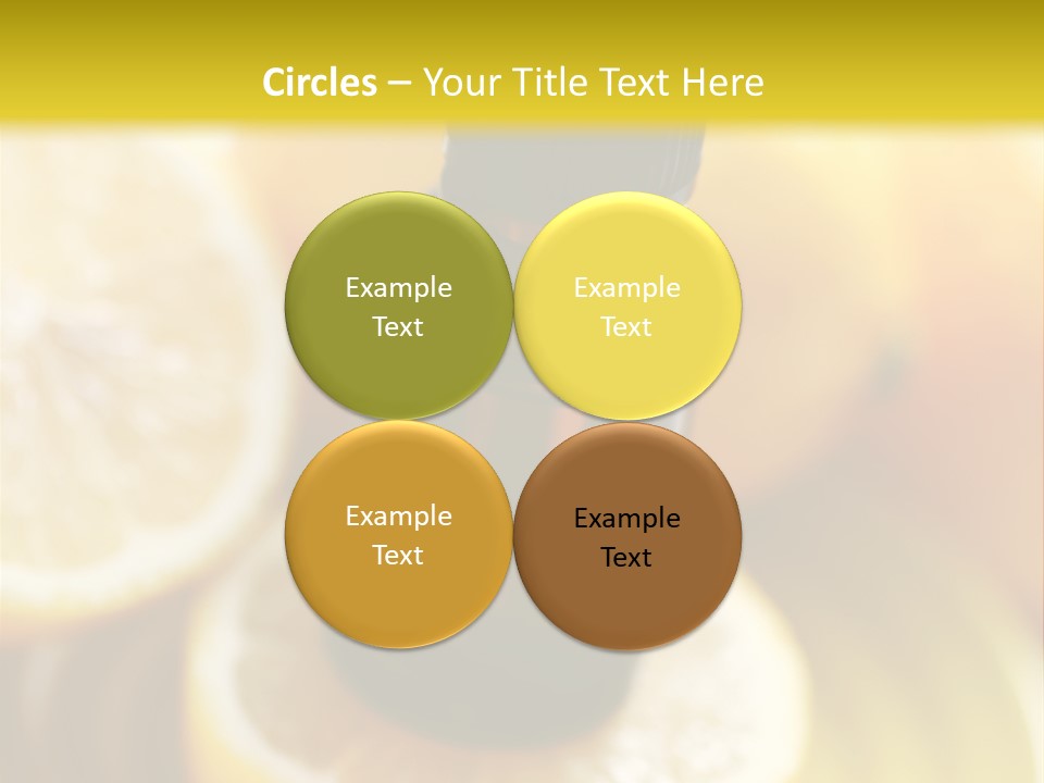 Bottle Beauty Pampering PowerPoint Template