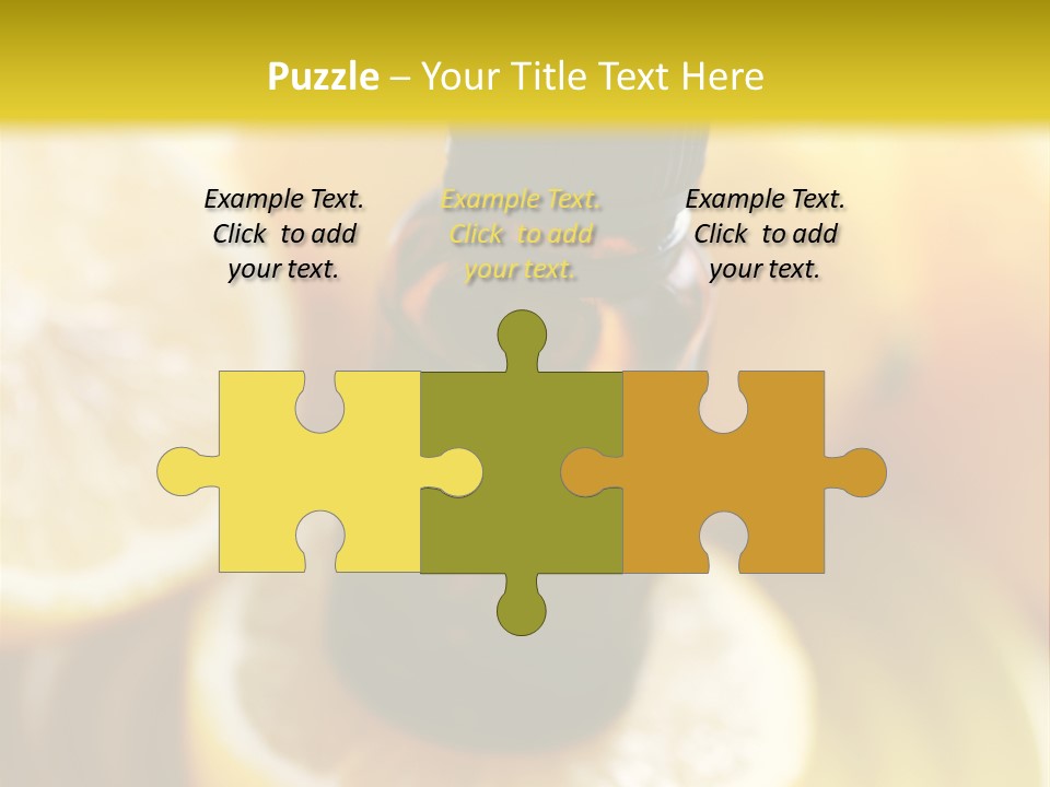 Bottle Beauty Pampering PowerPoint Template