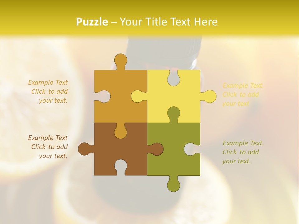 Bottle Beauty Pampering PowerPoint Template