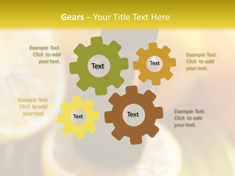 Bottle Beauty Pampering PowerPoint Template