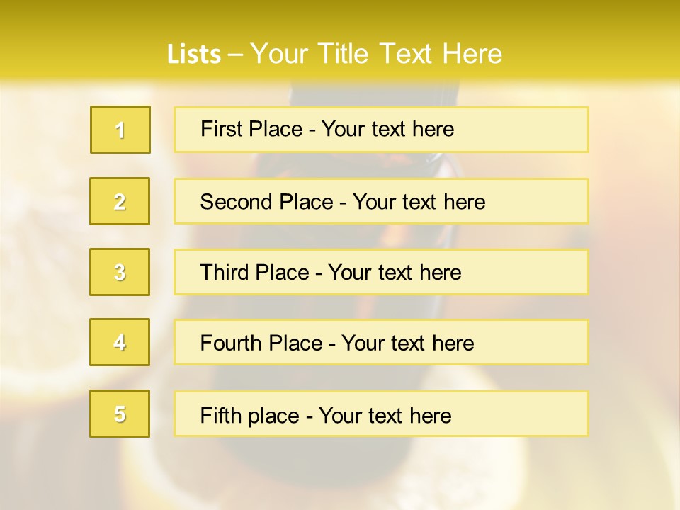 Bottle Beauty Pampering PowerPoint Template