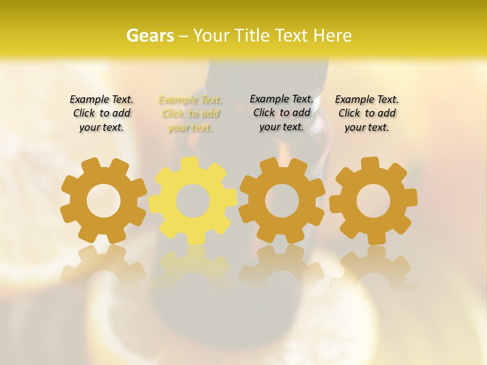 Bottle Beauty Pampering PowerPoint Template