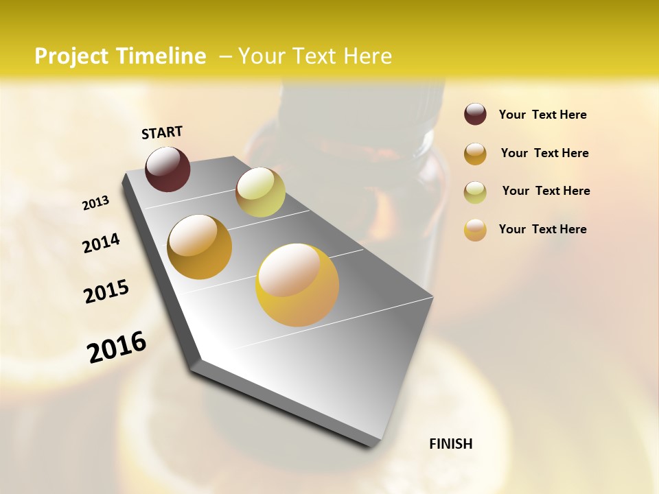 Bottle Beauty Pampering PowerPoint Template