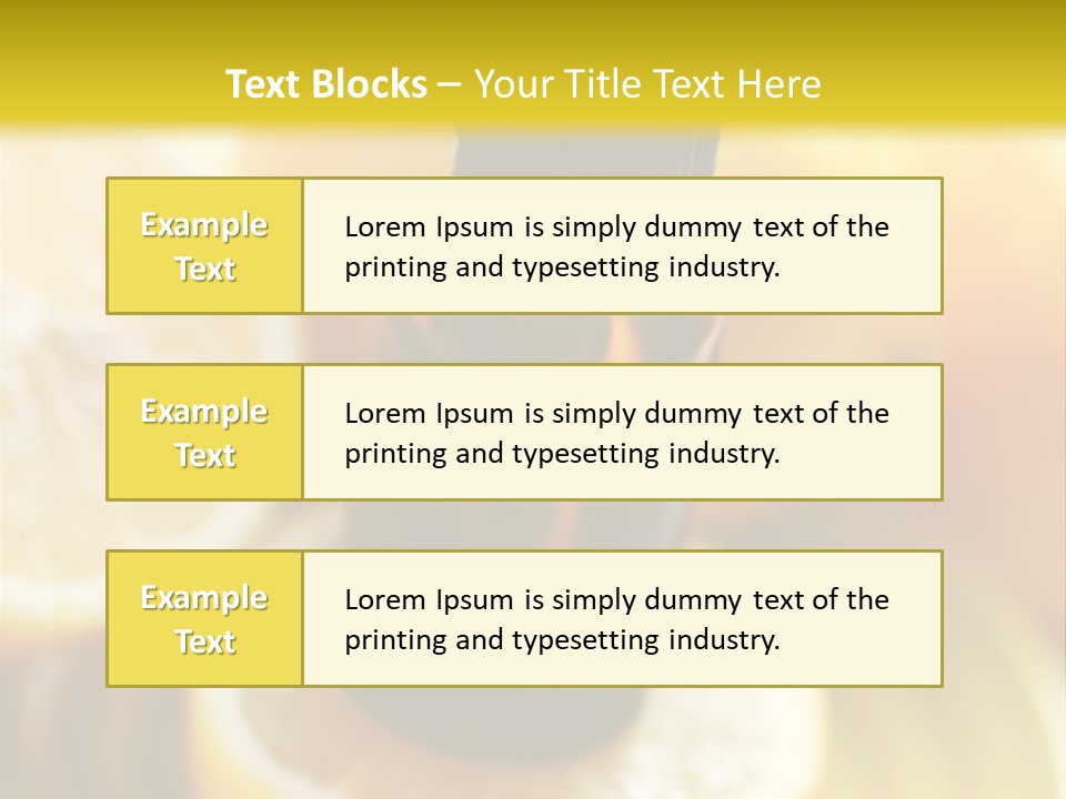 Bottle Beauty Pampering PowerPoint Template