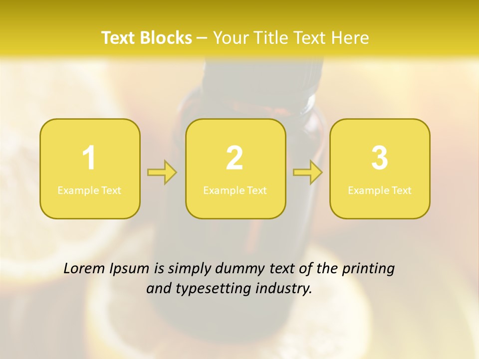 Bottle Beauty Pampering PowerPoint Template