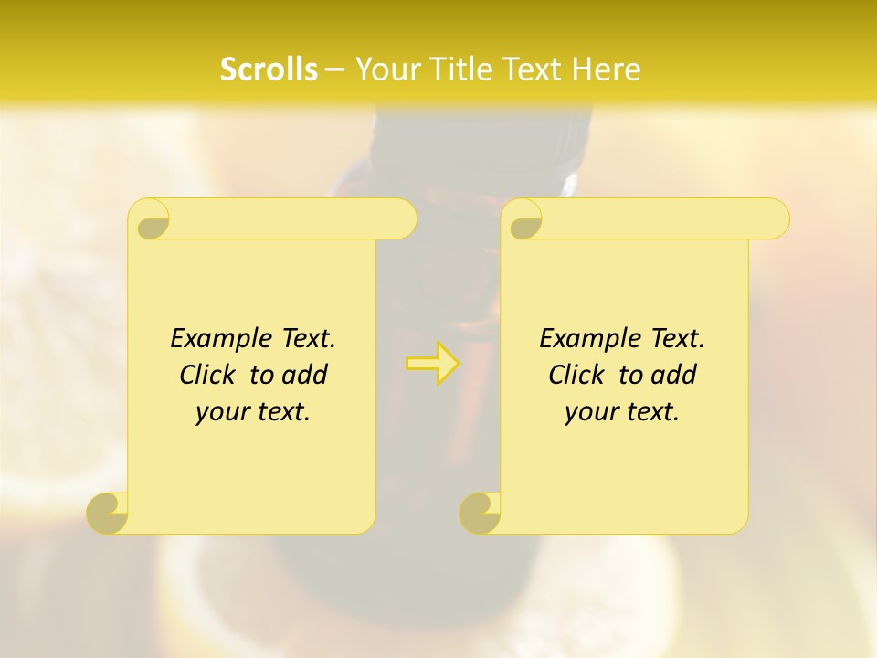 Bottle Beauty Pampering PowerPoint Template