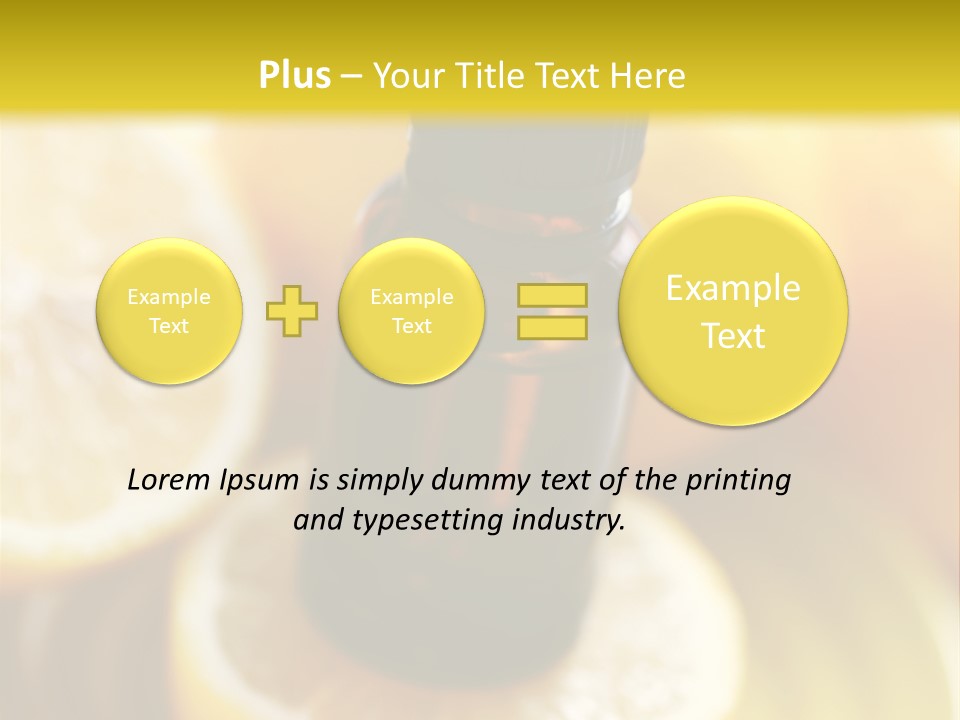 Bottle Beauty Pampering PowerPoint Template