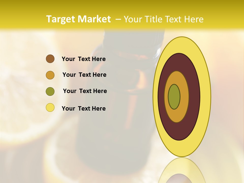 Bottle Beauty Pampering PowerPoint Template