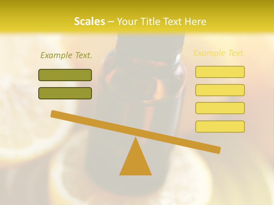 Bottle Beauty Pampering PowerPoint Template