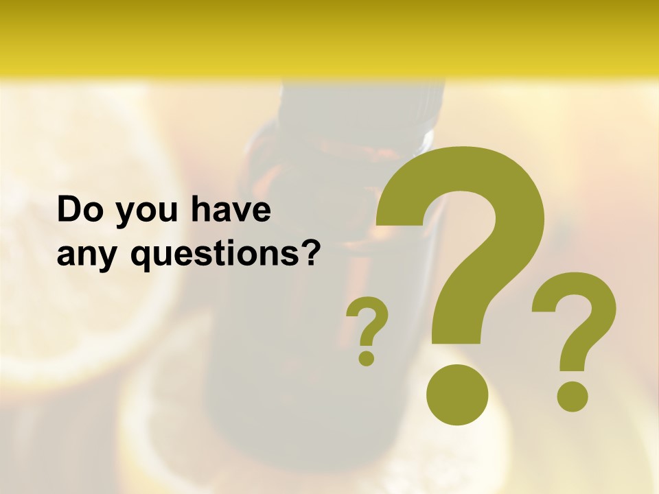 Bottle Beauty Pampering PowerPoint Template