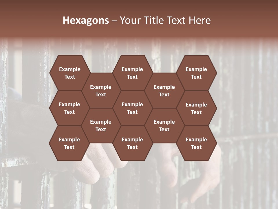 Two Hands Rust PowerPoint Template