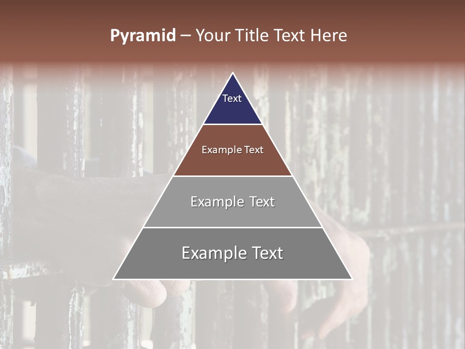 Two Hands Rust PowerPoint Template
