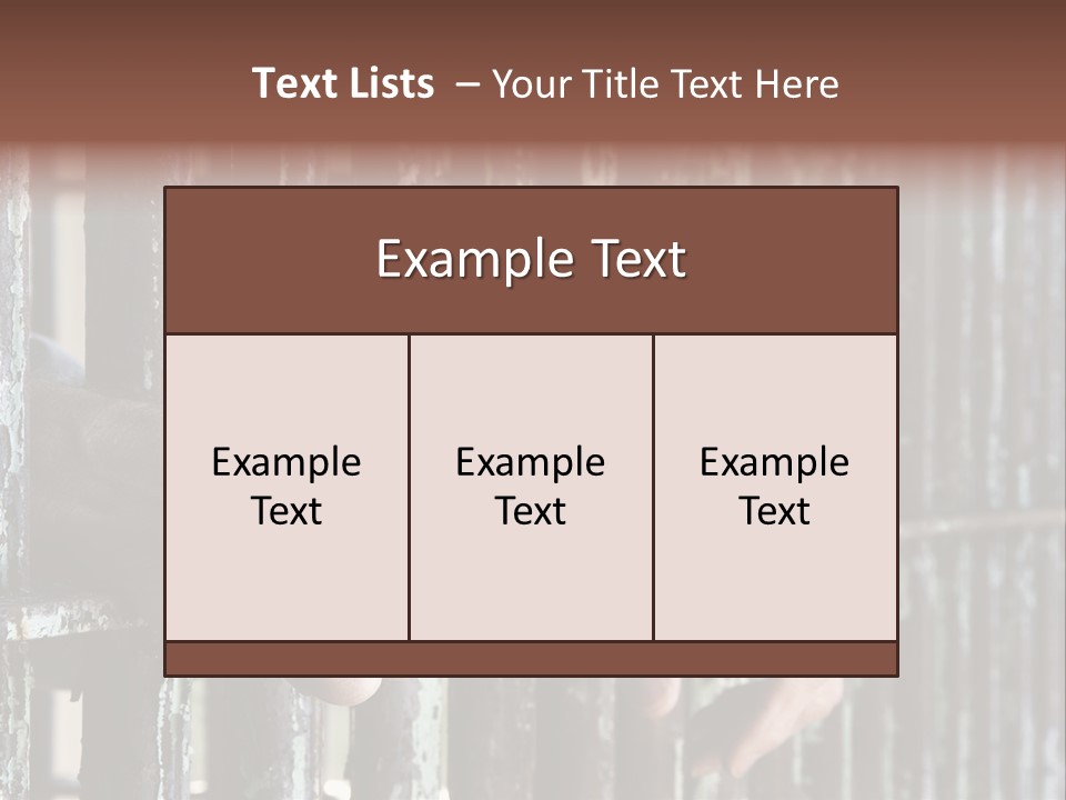 Two Hands Rust PowerPoint Template