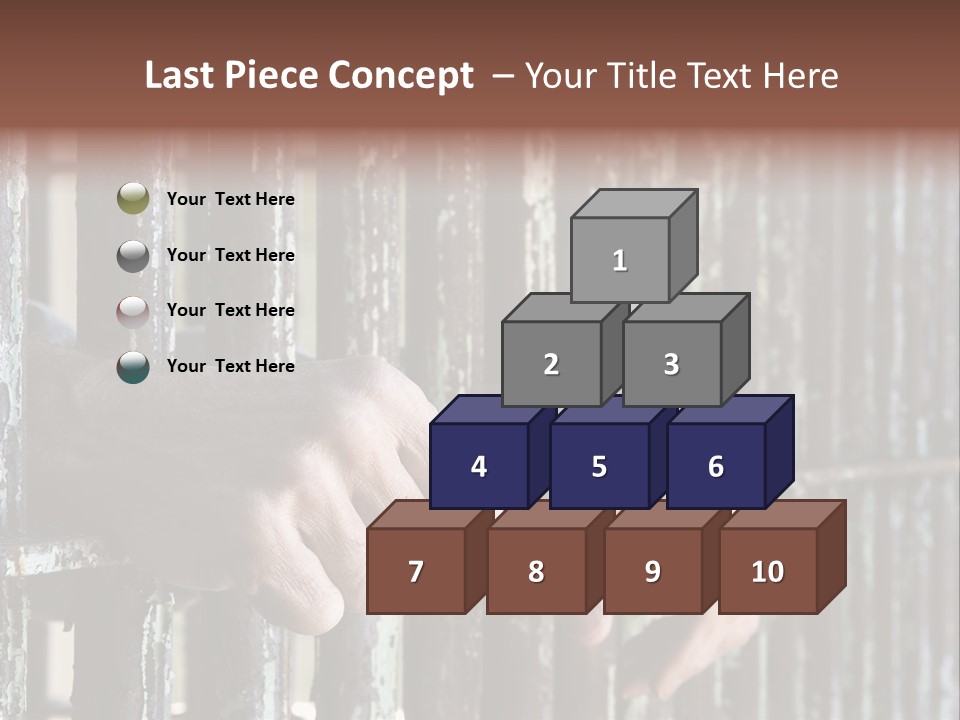 Two Hands Rust PowerPoint Template