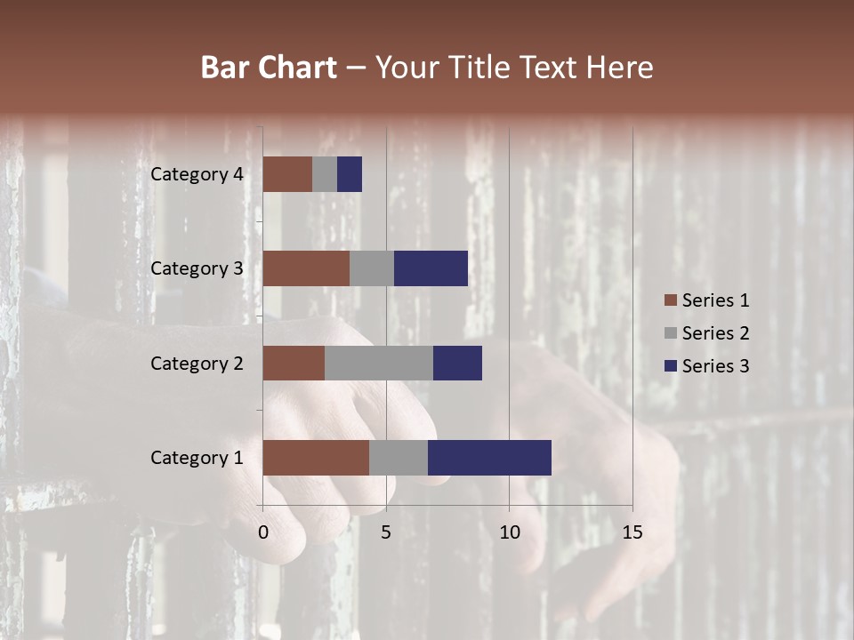Two Hands Rust PowerPoint Template