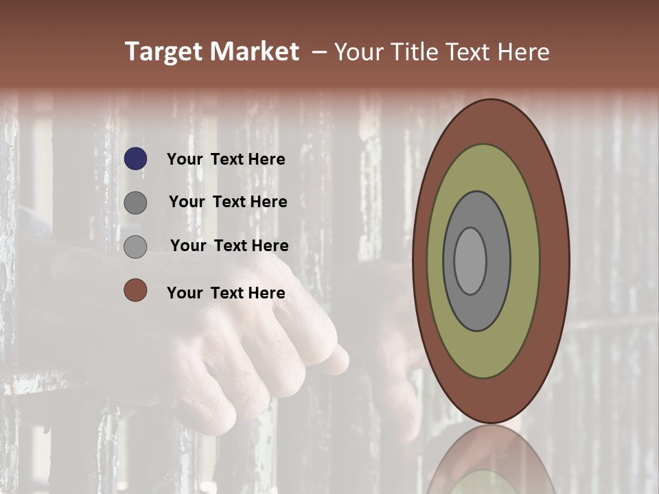Two Hands Rust PowerPoint Template