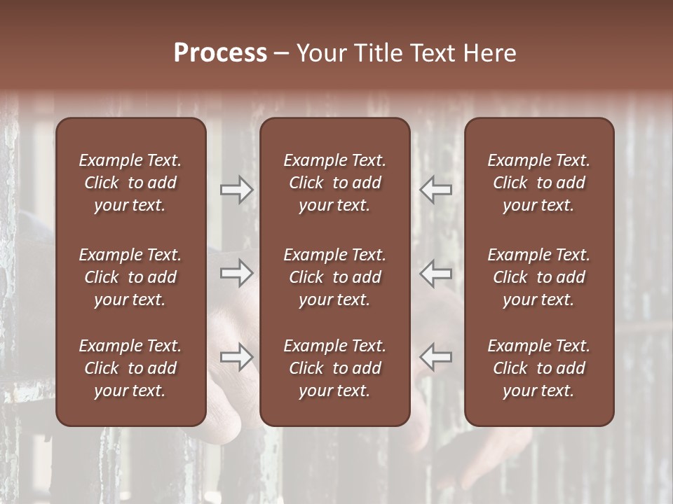 Two Hands Rust PowerPoint Template