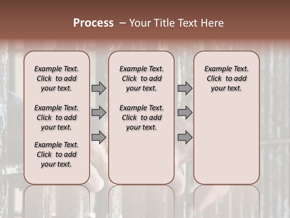 Two Hands Rust PowerPoint Template