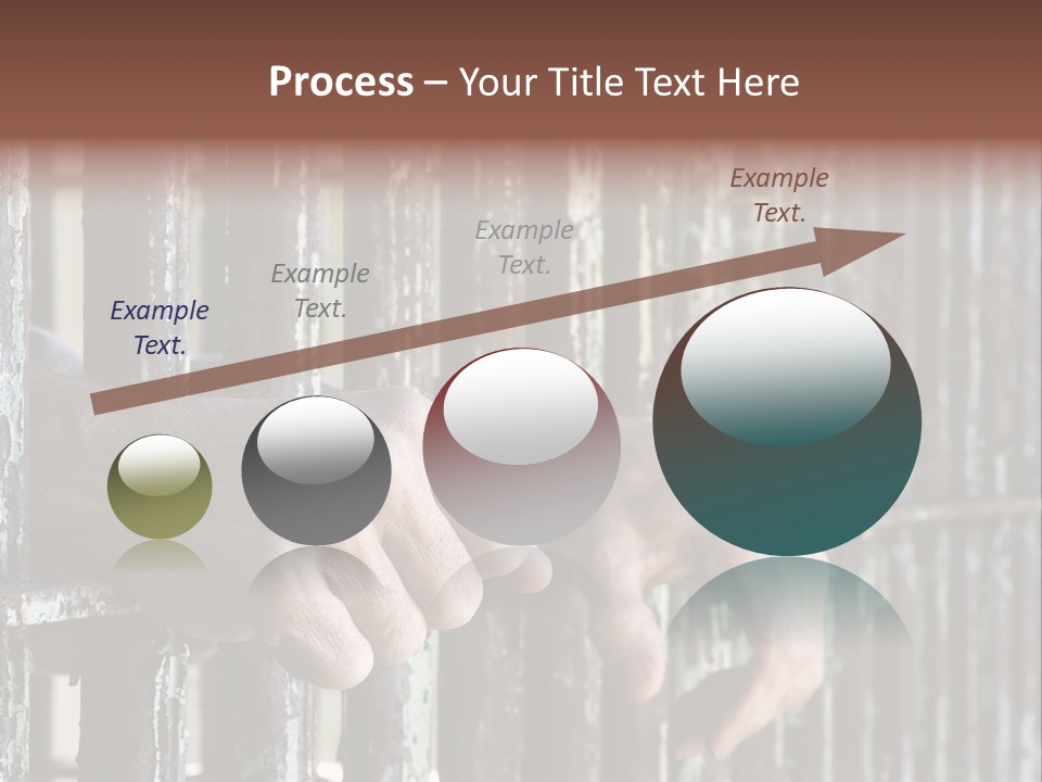 Two Hands Rust PowerPoint Template