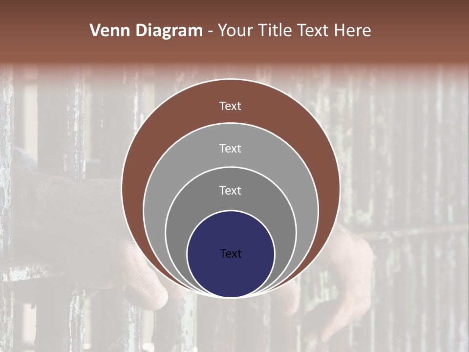 Two Hands Rust PowerPoint Template