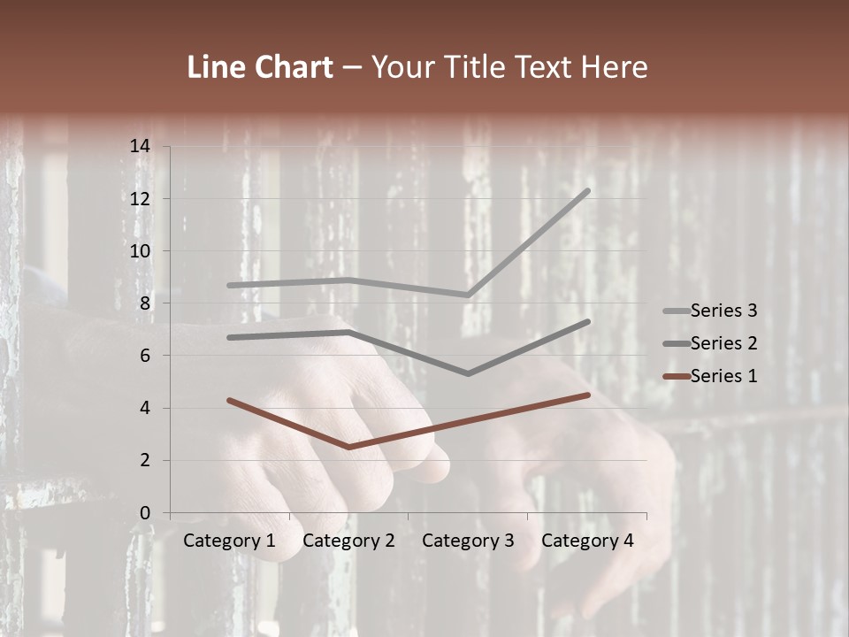 Two Hands Rust PowerPoint Template