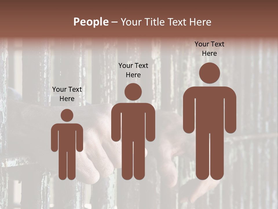 Two Hands Rust PowerPoint Template