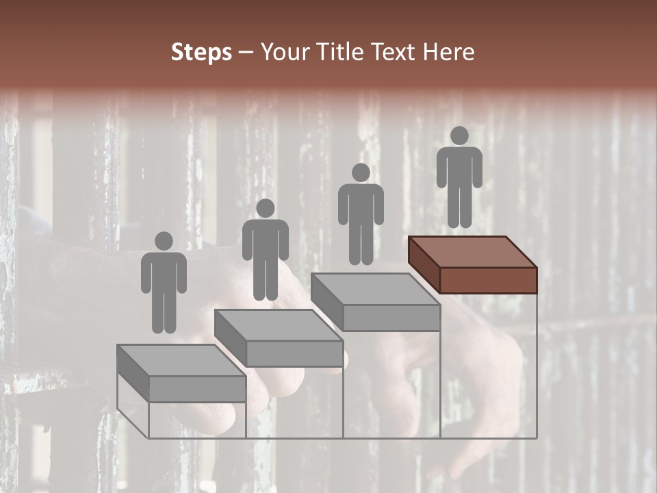 Two Hands Rust PowerPoint Template