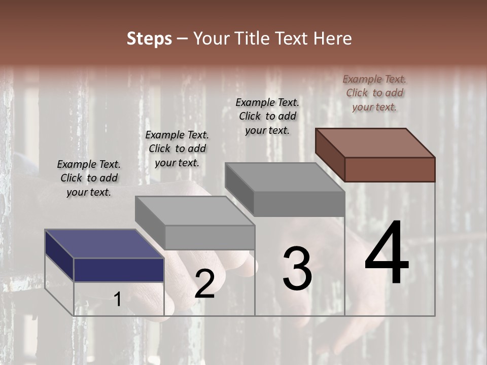 Two Hands Rust PowerPoint Template