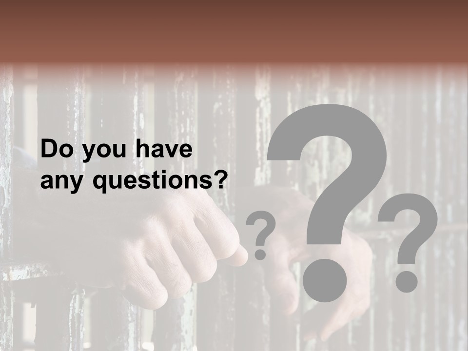 Two Hands Rust PowerPoint Template