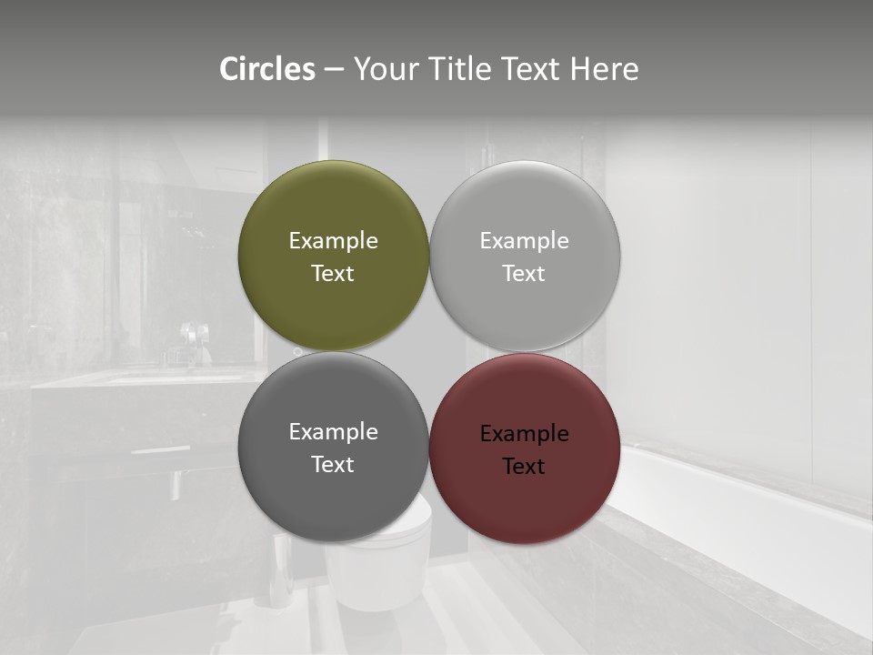 Contemporary Hand Residence PowerPoint Template