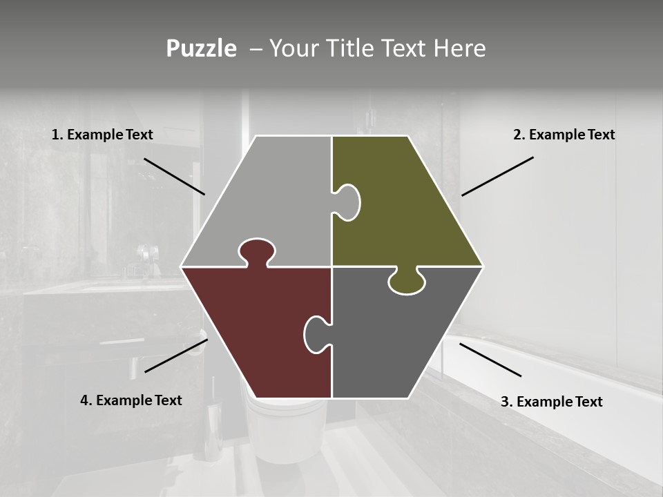 Contemporary Hand Residence PowerPoint Template