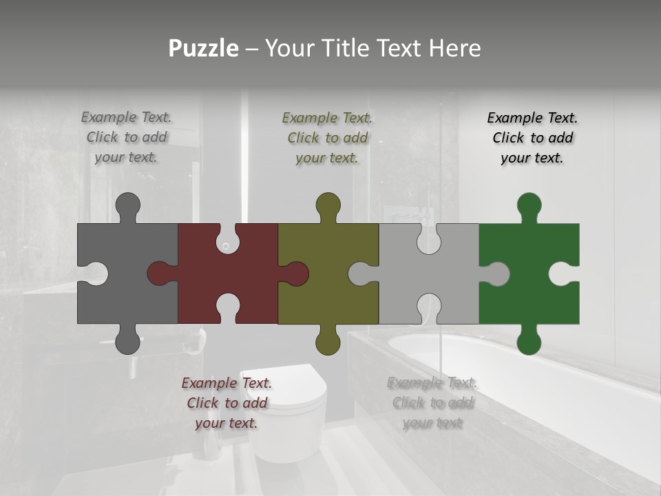 Contemporary Hand Residence PowerPoint Template