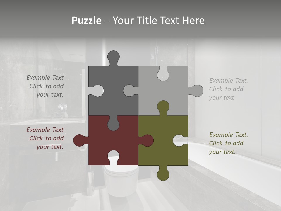 Contemporary Hand Residence PowerPoint Template