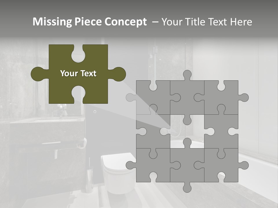 Contemporary Hand Residence PowerPoint Template