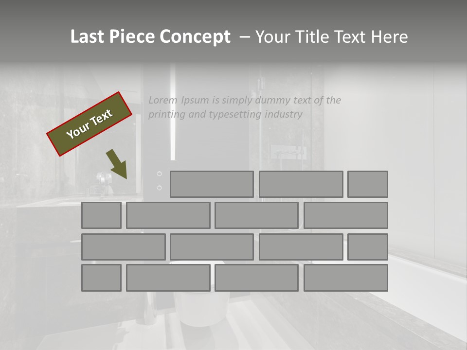 Contemporary Hand Residence PowerPoint Template