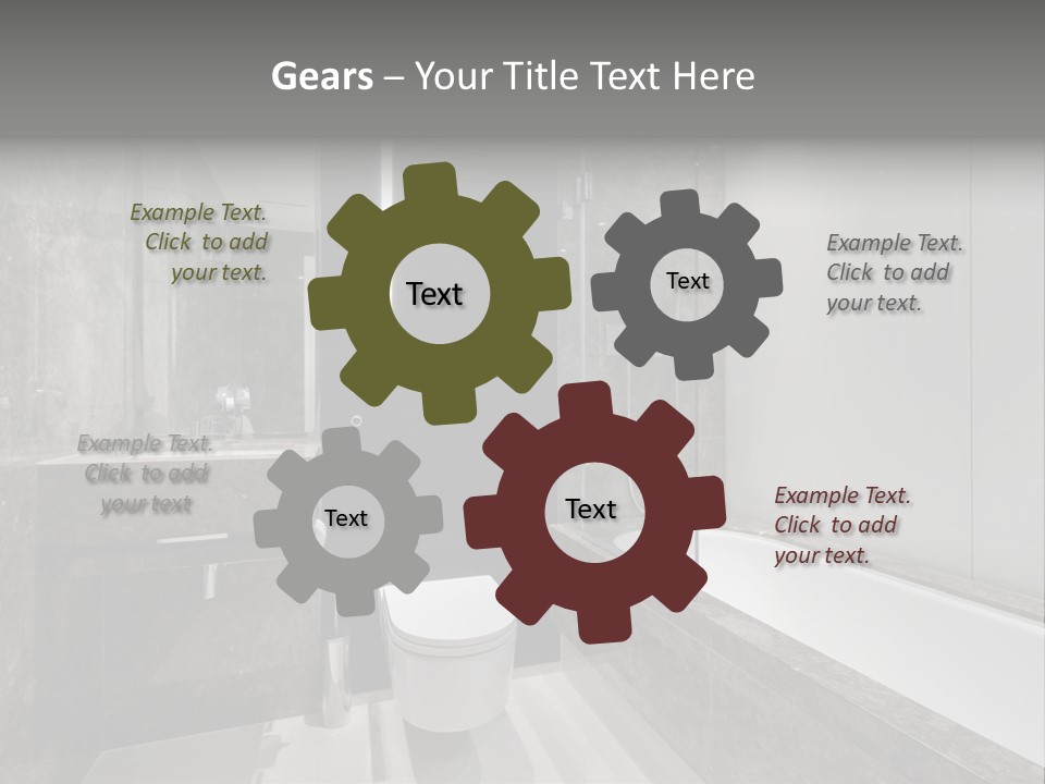 Contemporary Hand Residence PowerPoint Template