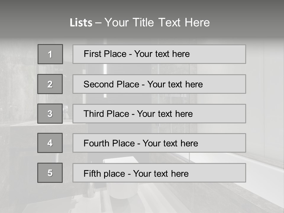 Contemporary Hand Residence PowerPoint Template