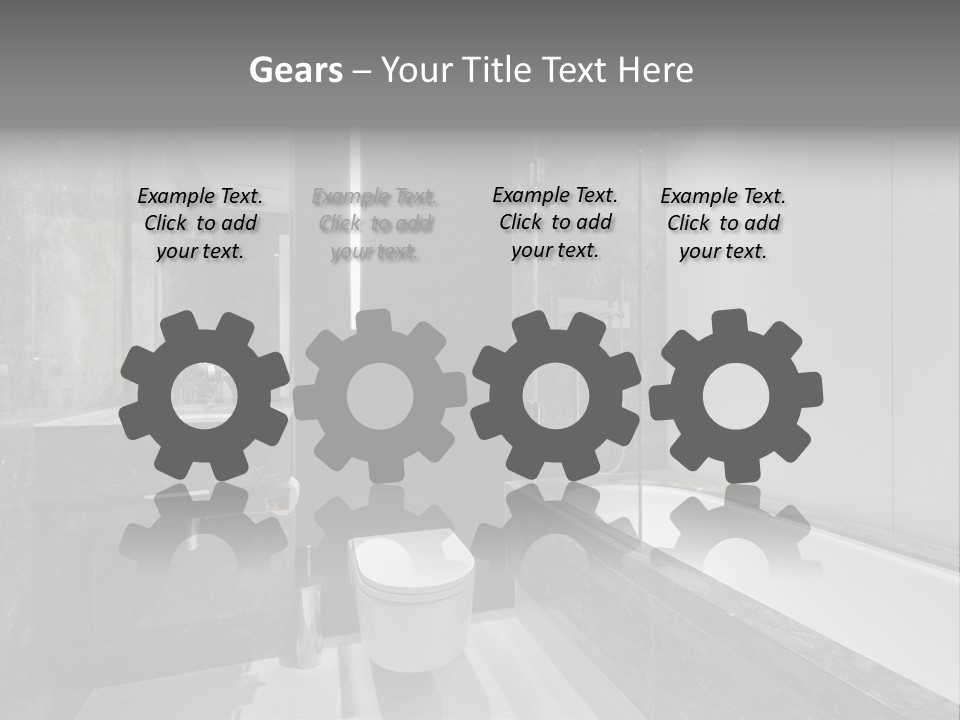 Contemporary Hand Residence PowerPoint Template