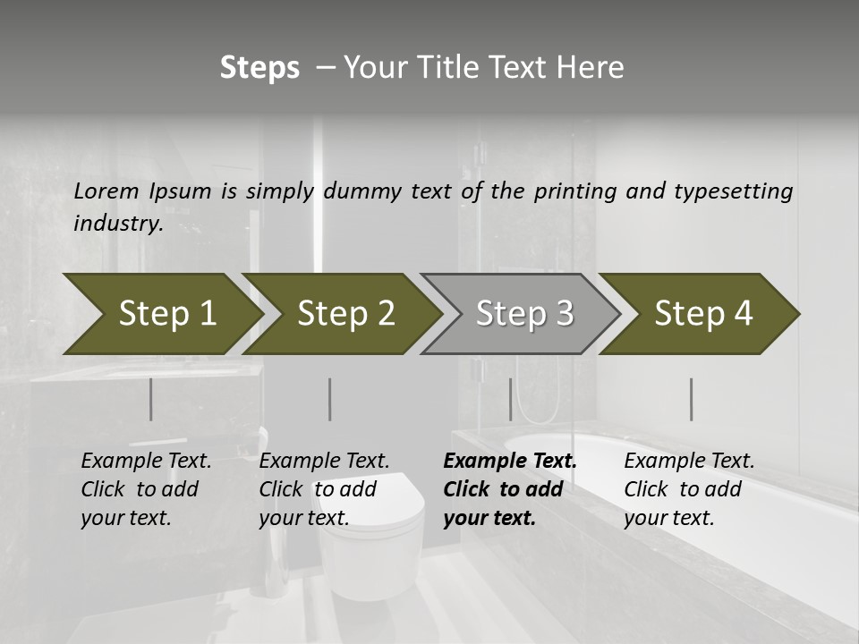 Contemporary Hand Residence PowerPoint Template