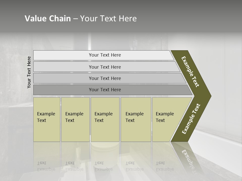 Contemporary Hand Residence PowerPoint Template