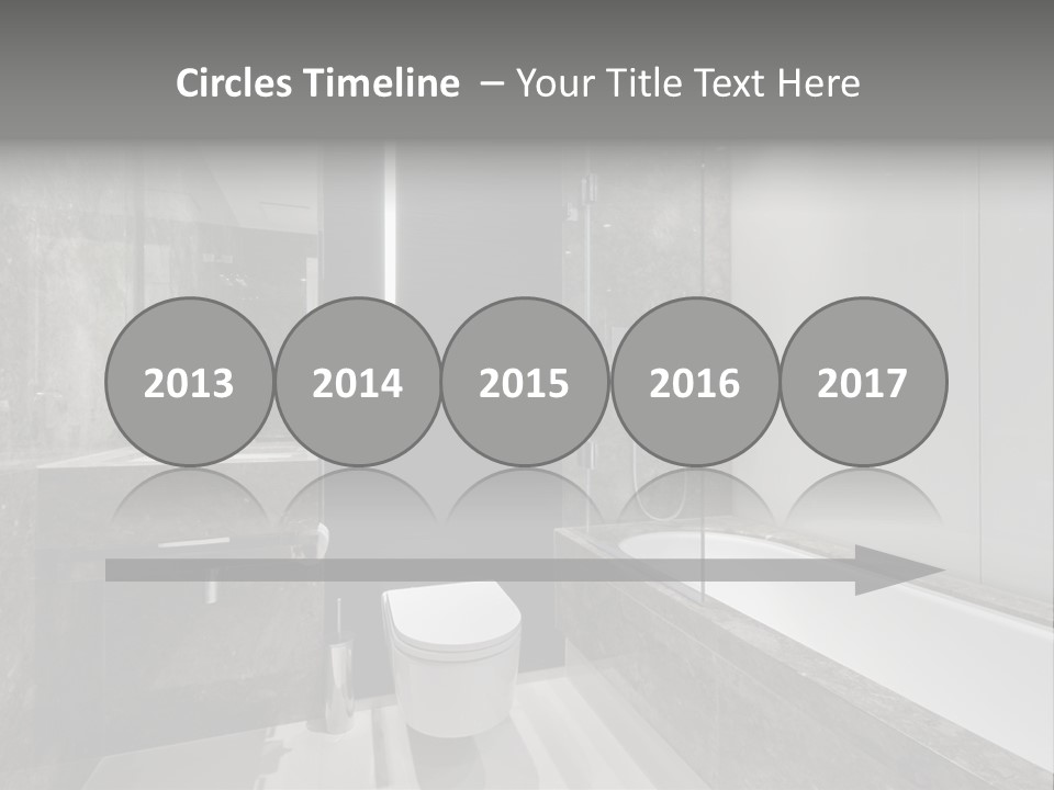 Contemporary Hand Residence PowerPoint Template