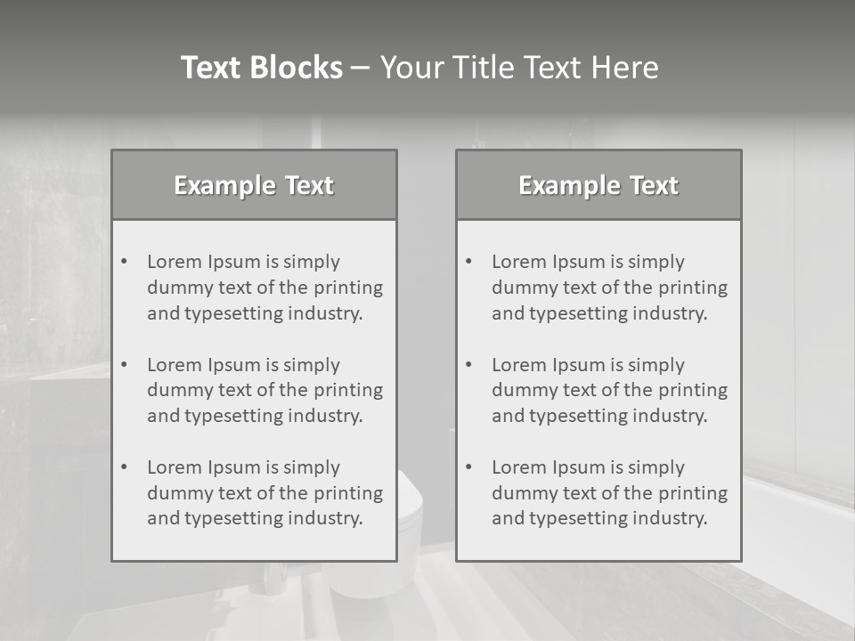 Contemporary Hand Residence PowerPoint Template