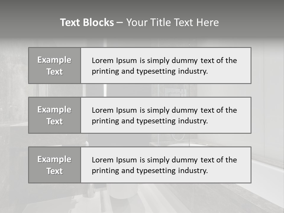 Contemporary Hand Residence PowerPoint Template
